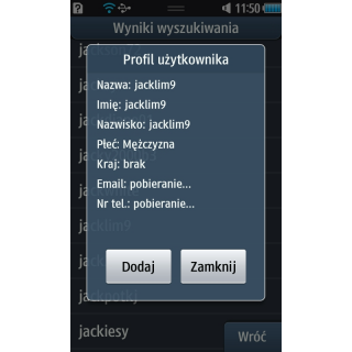 Slim dodawanie znajomego