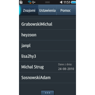 Slim lista znajomych