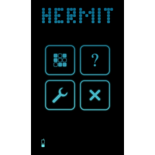 Hermit game main menu different colors