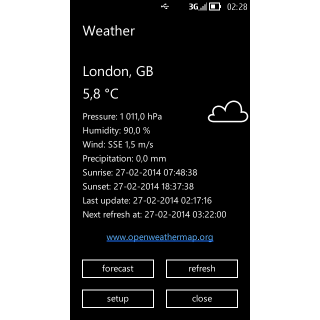 Weather application