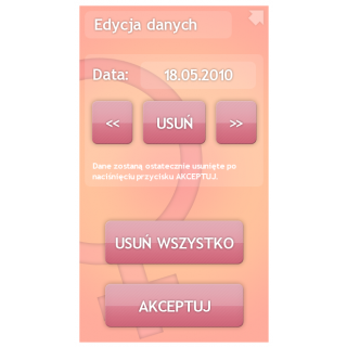 MyIntime edycja wpisów