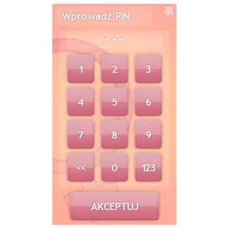 MyIntime ustawianie PINu