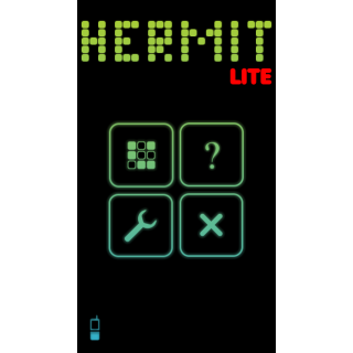 Hermit Lite game main menu