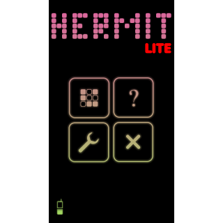 Hermit Lite game main menu