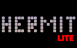 Hermit Lite title screen